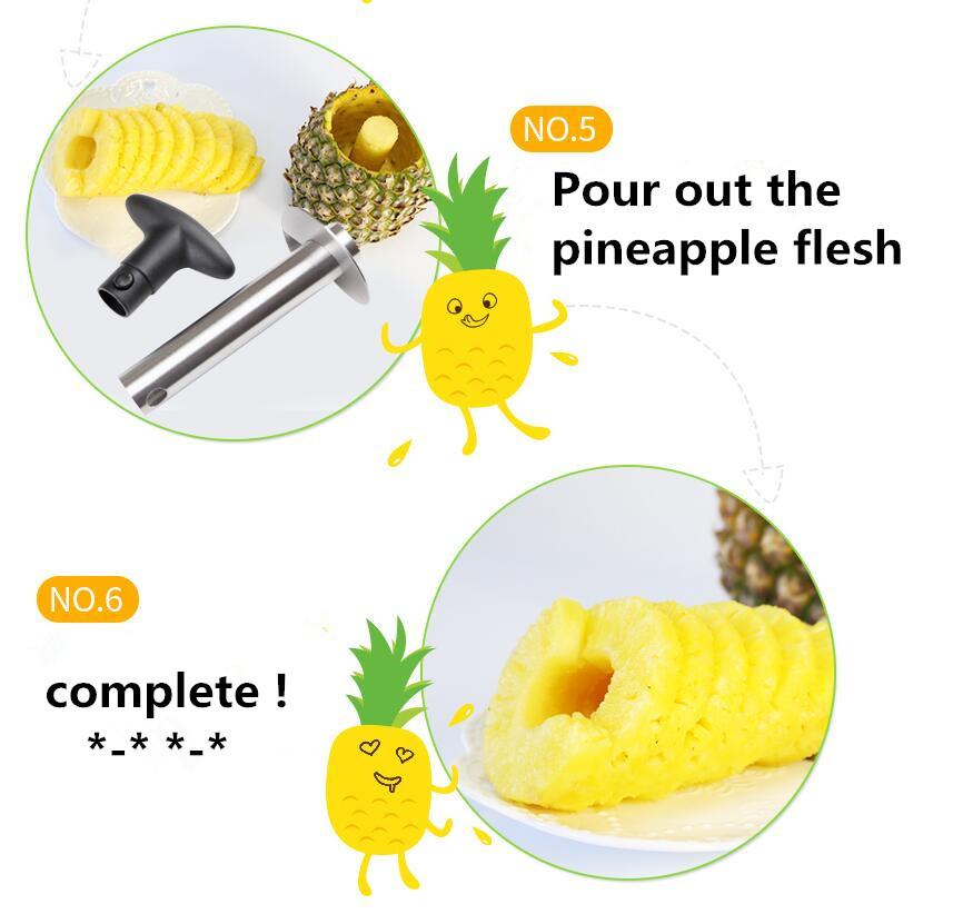Rustfritt Stål Ananas Skjærer Kjerne | Luvikno