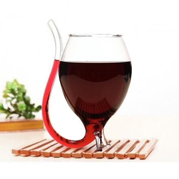 Vine - Vin Glass med sugerør | Luvikno