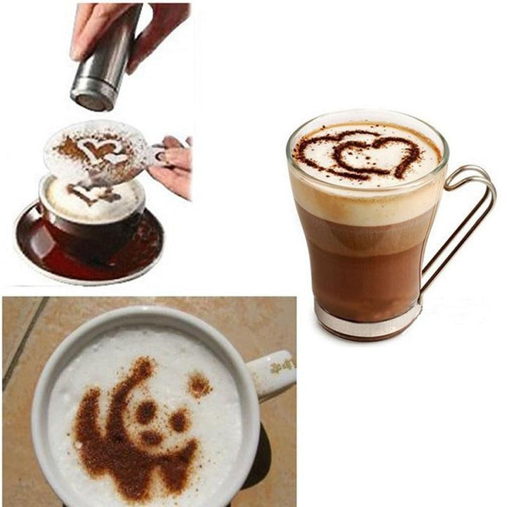 Latte Stencil Kit - 16 Deler Sett | Luvikno