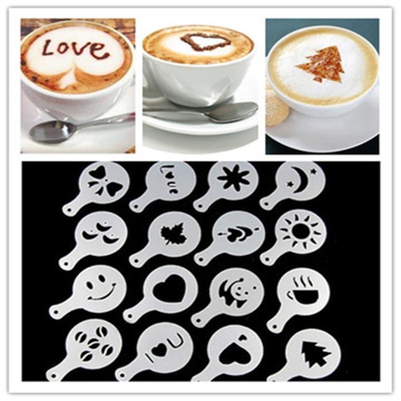 Latte Stencil Kit - 16 Deler Sett | Luvikno