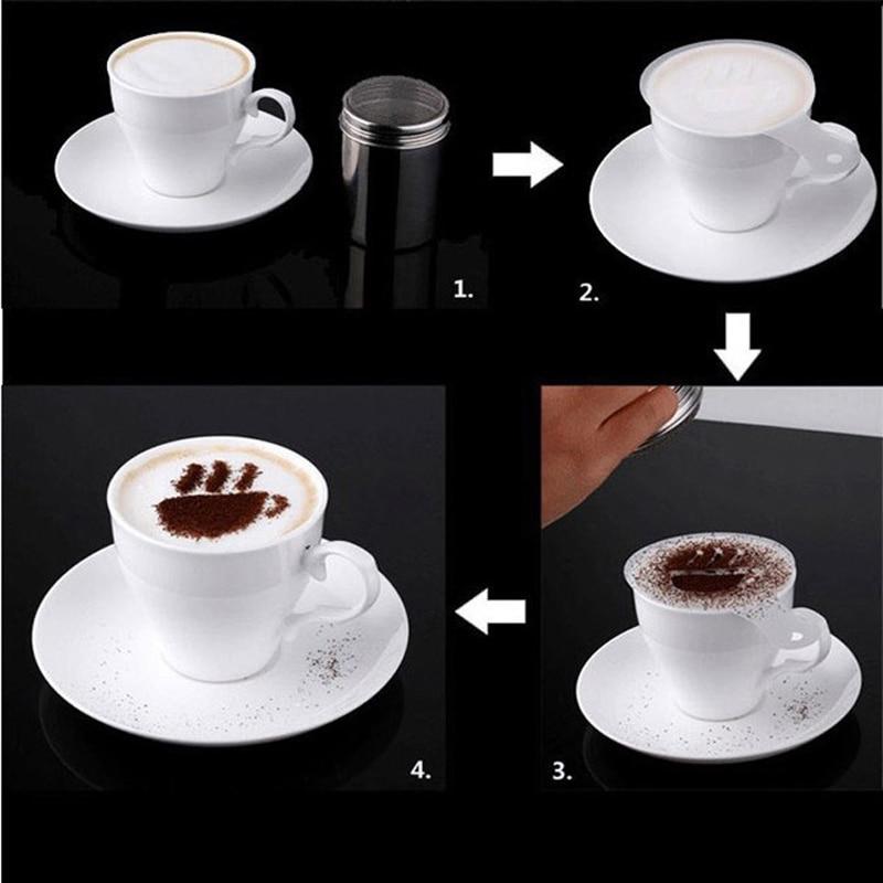 Latte Stencil Kit - 16 Deler Sett | Luvikno