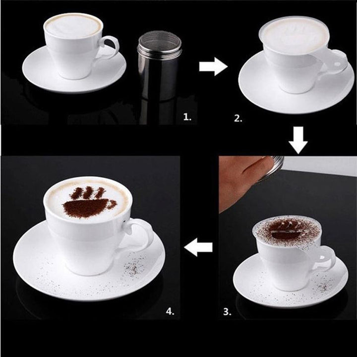 Latte Stencil Kit - 16 Deler Sett | Luvikno