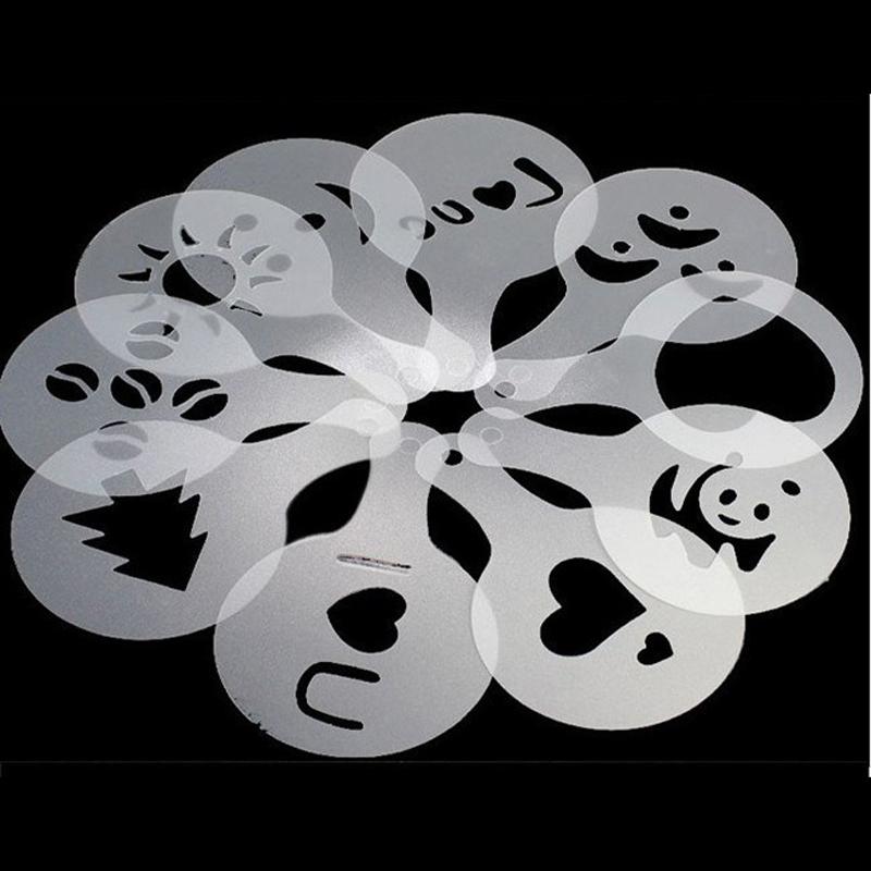 Latte Stencil Kit - 16 Deler Sett | Luvikno