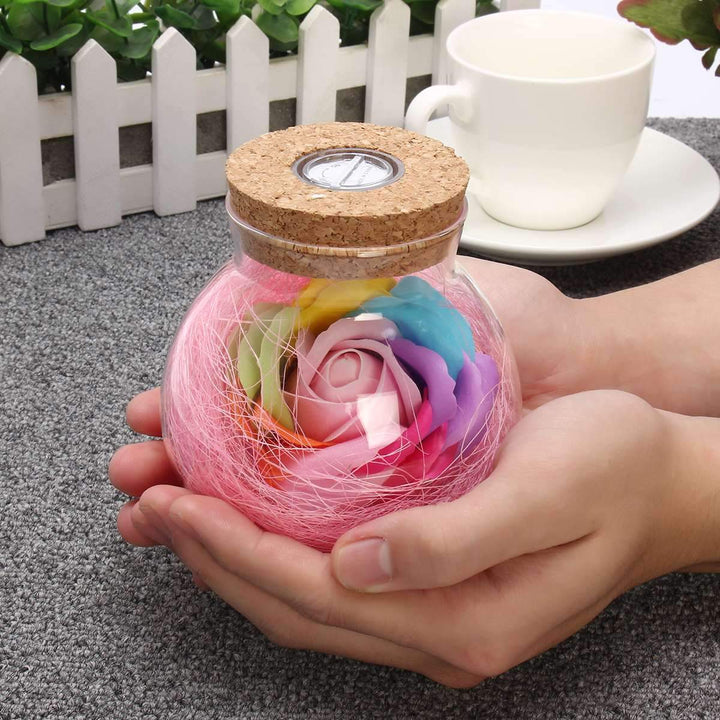 Bloom - LED Rose Bottle Lamp | Luvikno