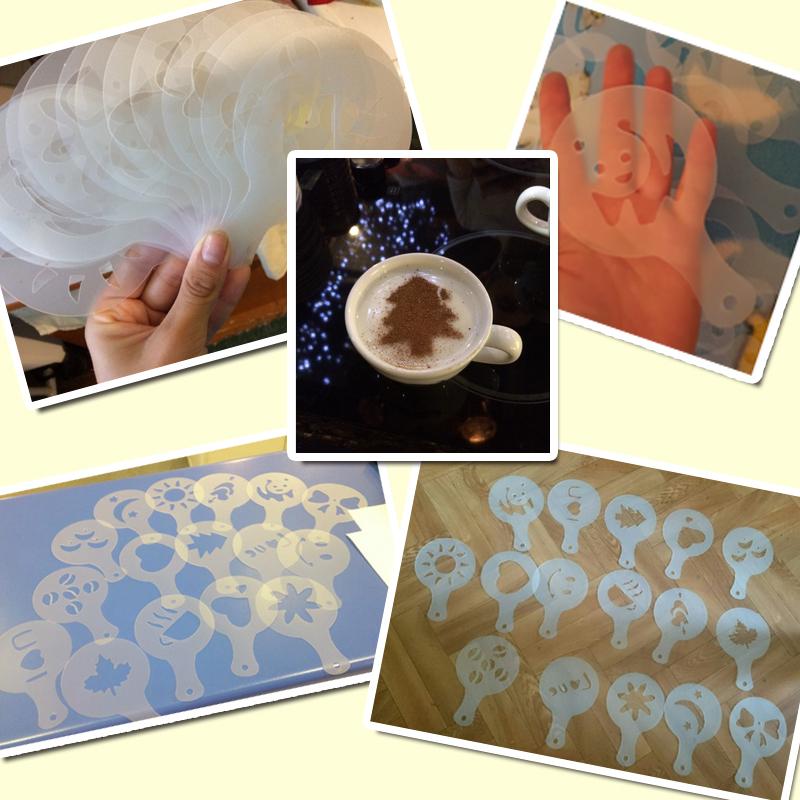 Latte Stencil Kit - 16 Deler Sett | Luvikno