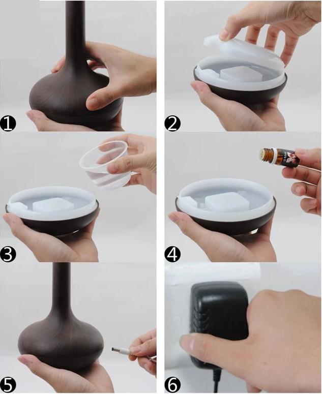 Aurora - Aromaterapi Olje Diffuser | Luvikno