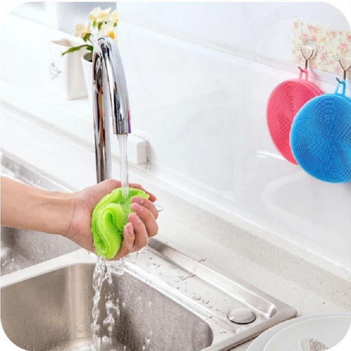 Multi-Use Silikon Rengjøring Oppvask Svamp | Luvikno