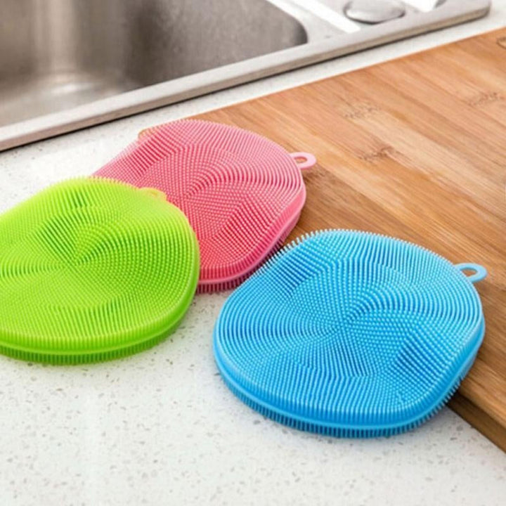 Multi-Use Silikon Rengjøring Oppvask Svamp | Luvikno