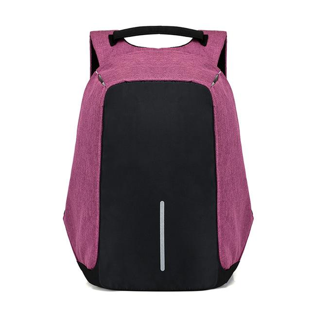 The Diamond Anti Theft Backpack med USB-lader | Luvikno