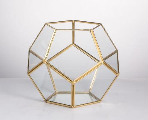 Geometrisk Terrarium Glass Vase | Luvikno