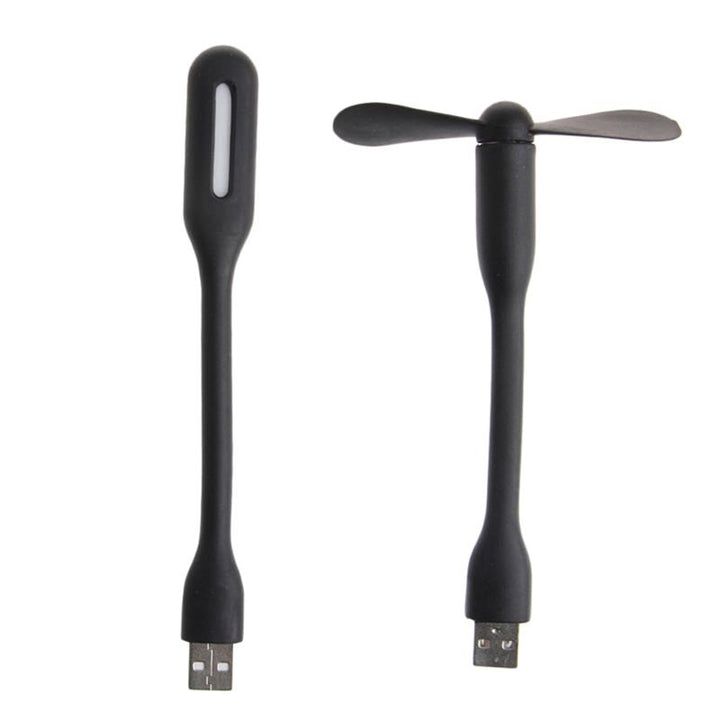 USB Mini Vifte og LED Lys - Bundle | Luvikno
