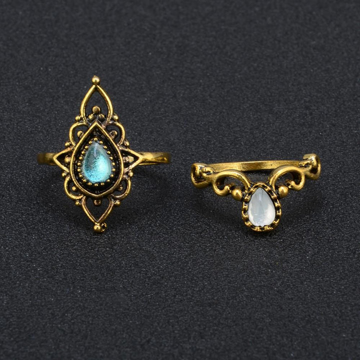 7 Piece Stack Vintage Ringer | Luvikno