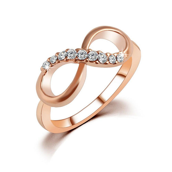 Luksus Gull Uendelig Ring | Luvikno