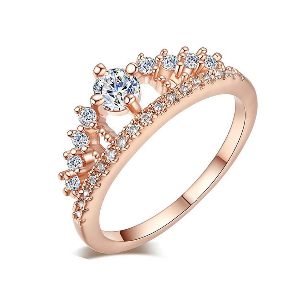Princess Crown Crystal Ring | Luvikno