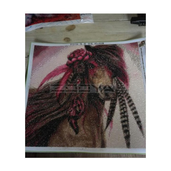 Dream Catching Wild Horse - GemPaint Kit | Luvikno