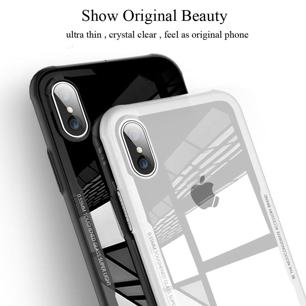 Herdet Glass iPhone Deksel | Luvikno