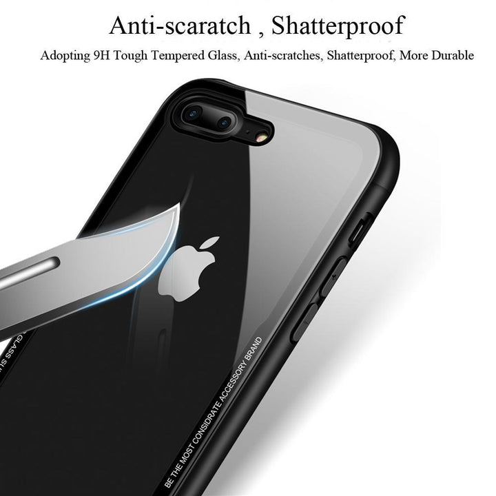Herdet Glass iPhone Deksel | Luvikno
