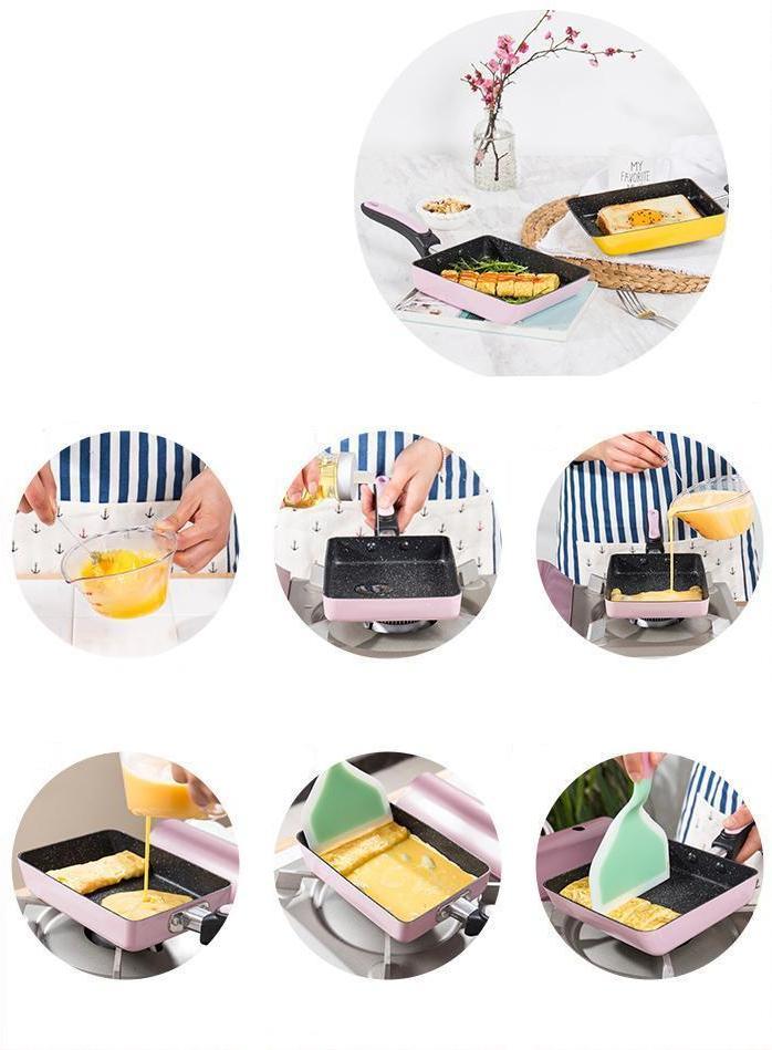 Ollam - Non-Stick Aluminium Egg Roll Stekepanne | Luvikno