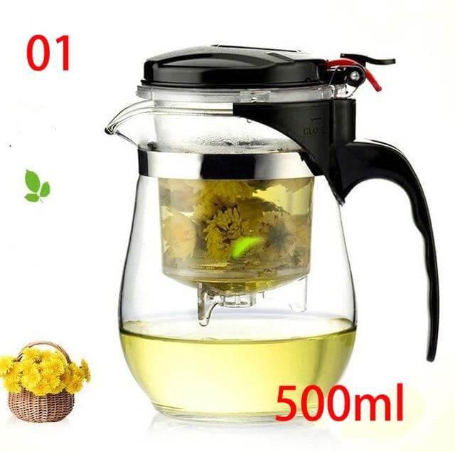 Høy kvalitet varmebestandig glass teapot | Luvikno