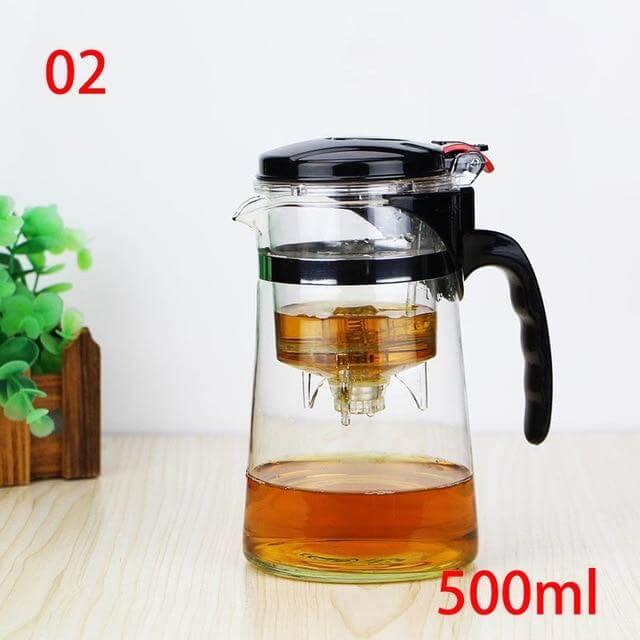 Høy kvalitet varmebestandig glass teapot | Luvikno