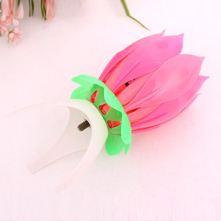 Birthday Lotus Flower Candle | Luvikno