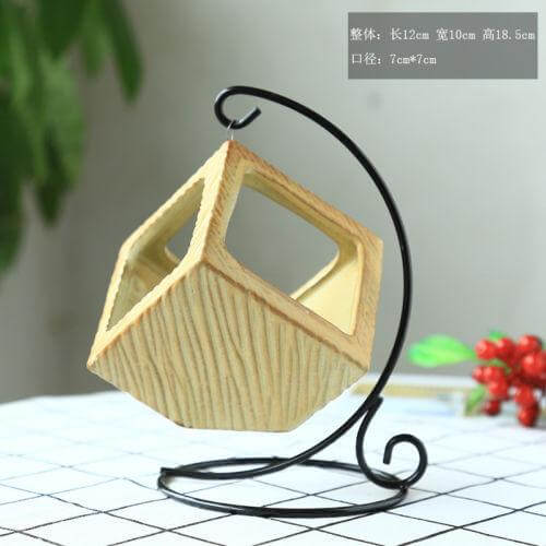 Luviknoomster Henger Triangel Vase Container Pot | Luvikno