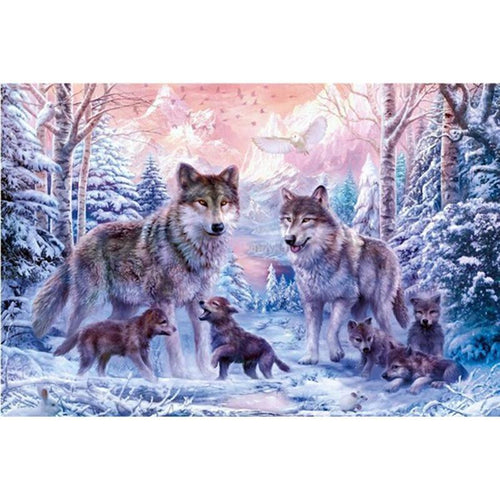 Wolf Pack - GemPaint Kit | Luvikno