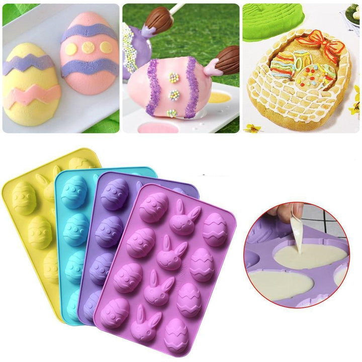 Silikon Kakeform - Egg, Kanin | Luvikno