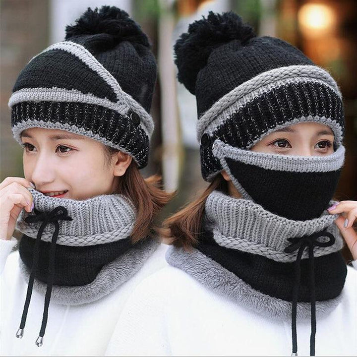3 I 1  Lue Hatt Skjerf og Maske | Luvikno