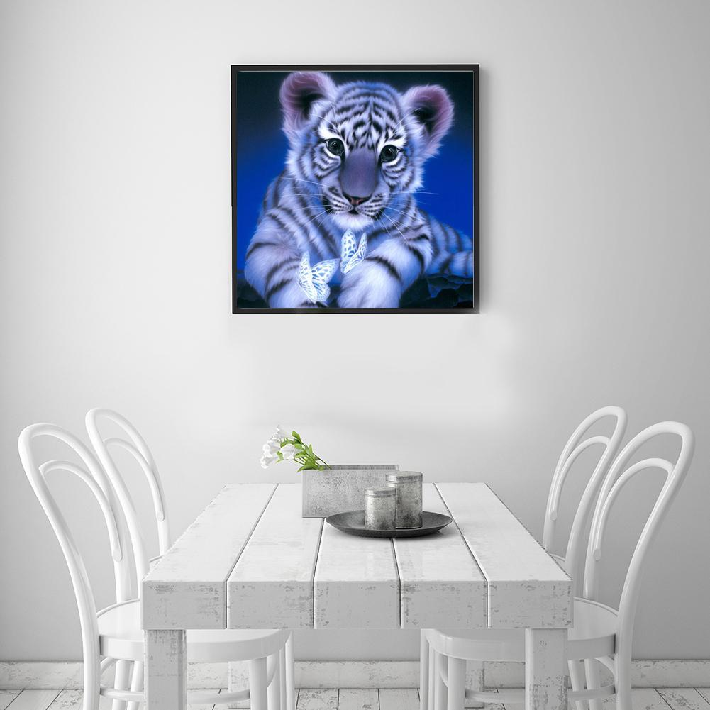 Lekende Baby Tiger - GemPaint Sett | Luvikno