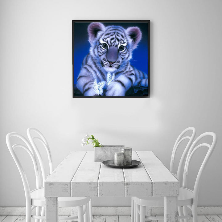 Lekende Baby Tiger - GemPaint Sett | Luvikno