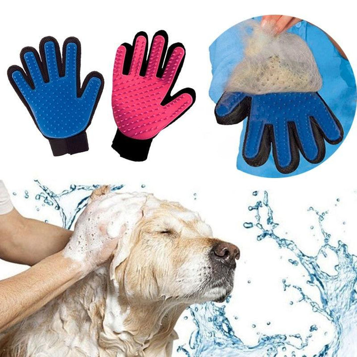 Pet Grooming Glove for Cats, Dogs & Horses | Luvikno