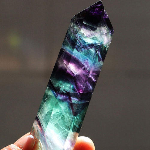 Prism - Naturlig Fluoritt Krystall | Luvikno