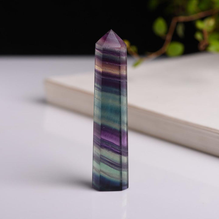 Prism - Naturlig Fluoritt Krystall | Luvikno