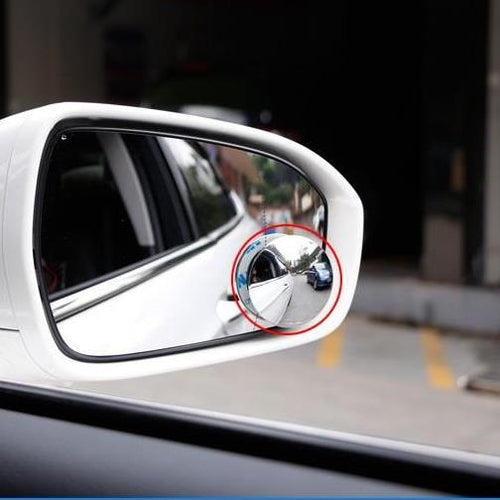 Rammeløs Rund Blind Spot Speil | Luvikno