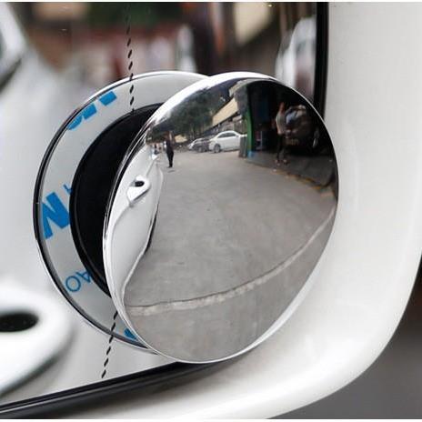 Rammeløs Rund Blind Spot Speil | Luvikno