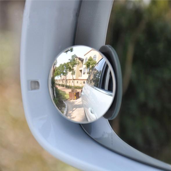 Rammeløs Rund Blind Spot Speil | Luvikno
