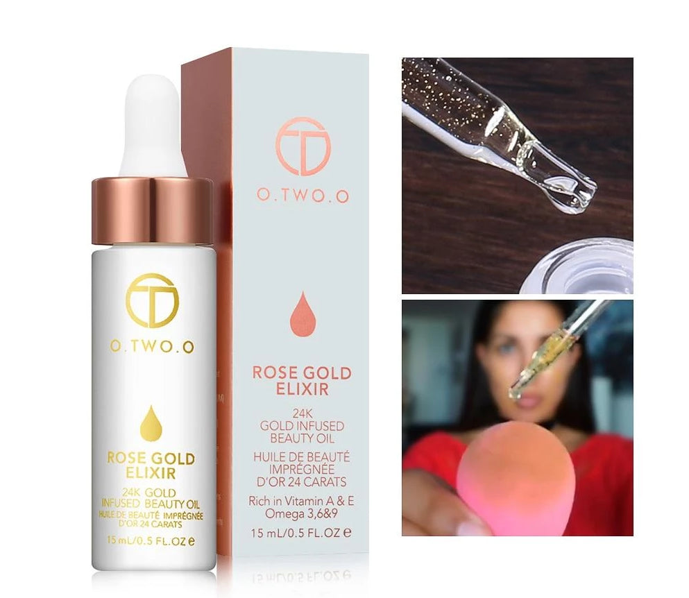 Rose Gold Elixir Essential Skin Oil | Luvikno
