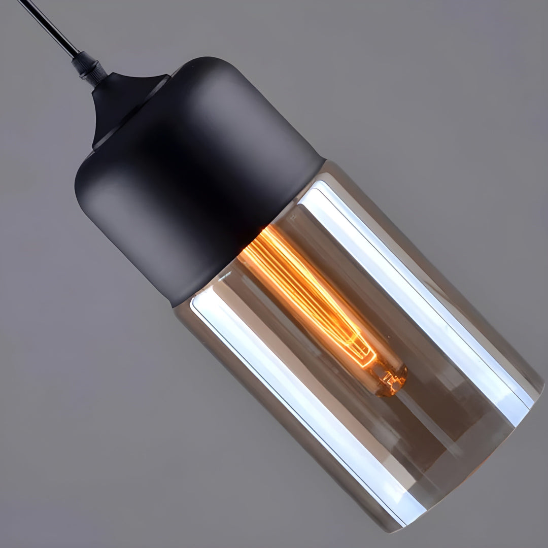LED Pendellampe laget av glass - Moderne, skandinavisk design for stilige oppholdsrom | Luvikno
