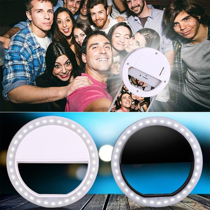LED Ring Flash Mobil Kamera Lys | Luvikno