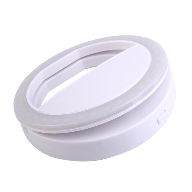 LED Ring Flash Mobil Kamera Lys | Luvikno