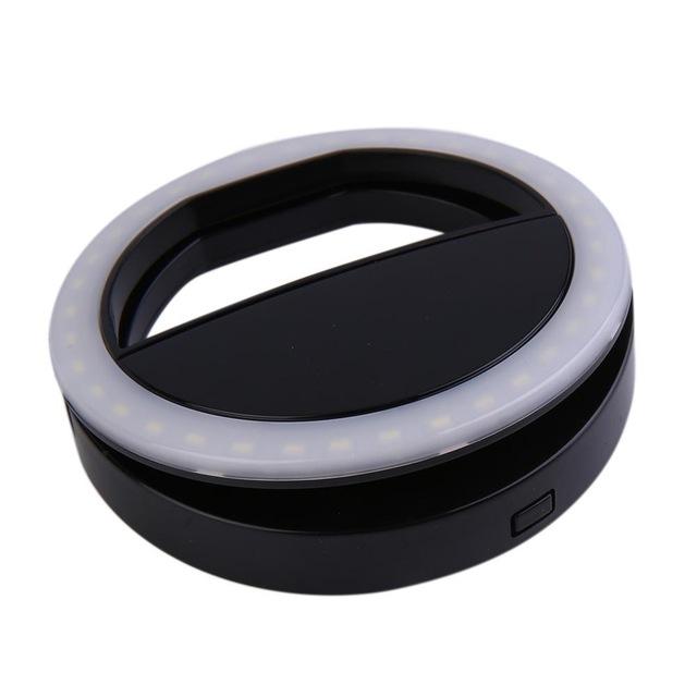 LED Ring Flash Mobil Kamera Lys | Luvikno