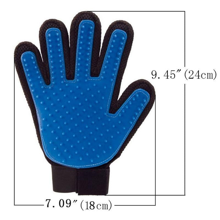 Pet Grooming Glove for Cats, Dogs & Horses | Luvikno