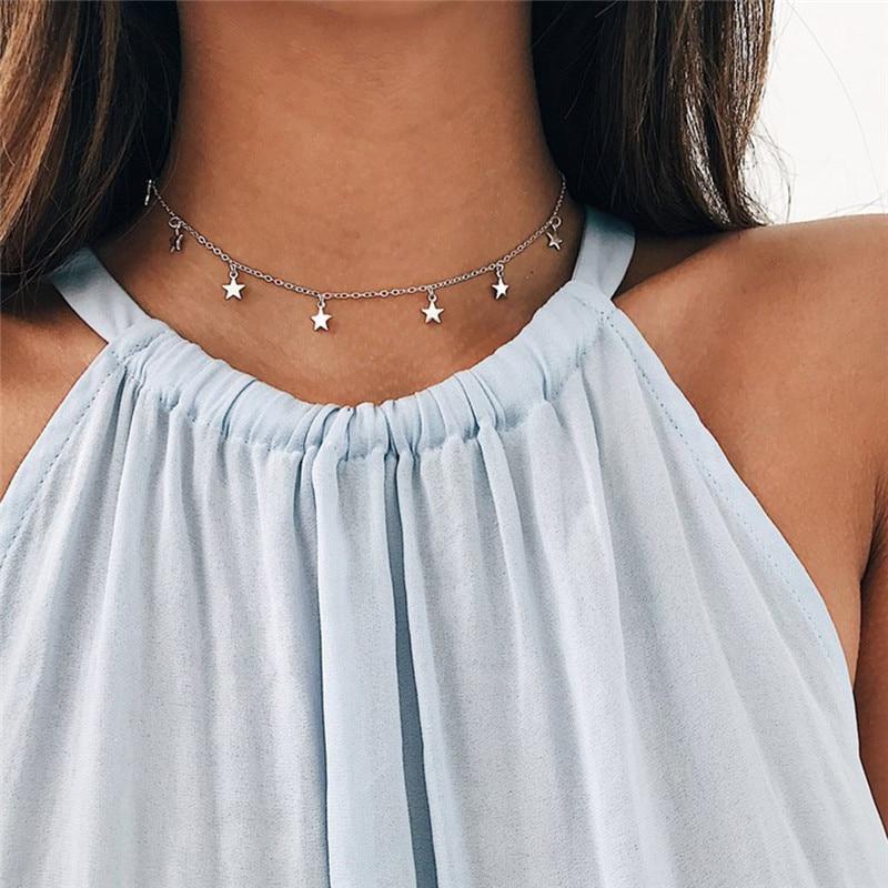 Multi Layered Boho Dråpe Halskjeder | Luvikno