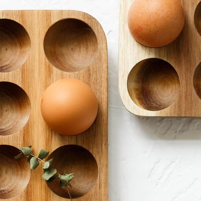 Trekke japansk stil egglager boks | Luvikno