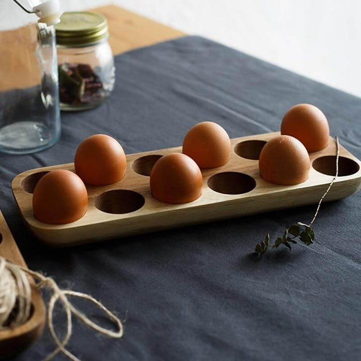 Trekke japansk stil egglager boks | Luvikno