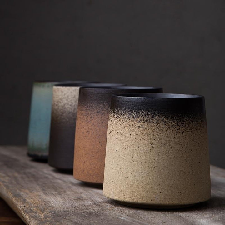 Gradient Retro Japansk Keramikk Mugge | Luvikno