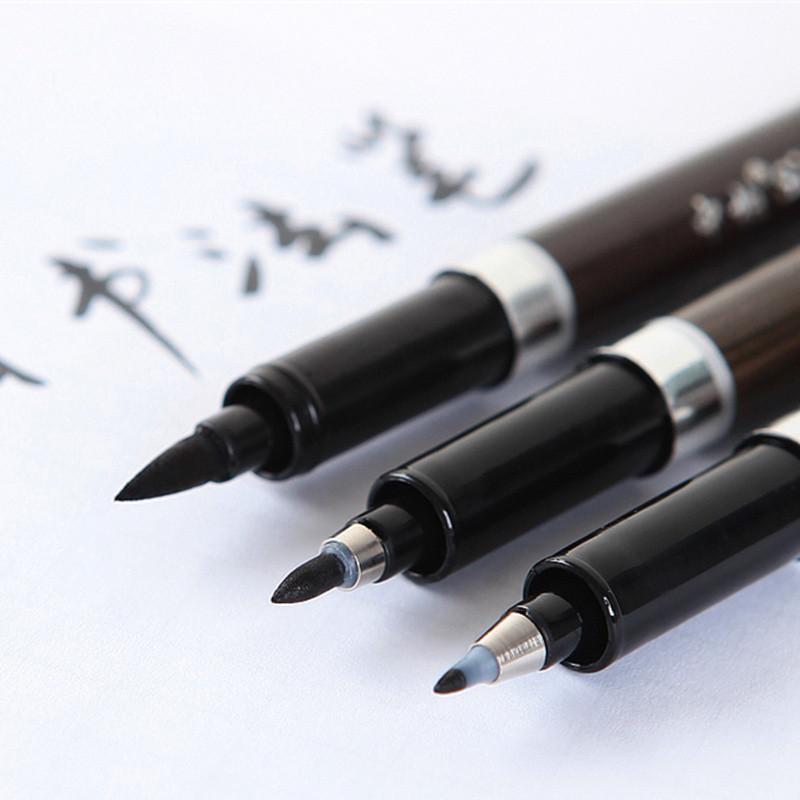 Kalligrafi Pensel Pens - 3 Stykker | Luvikno