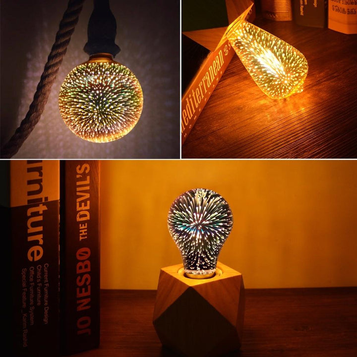 3D LED Julelys Pærer | Luvikno