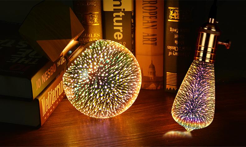 3D LED Julelys Pærer | Luvikno